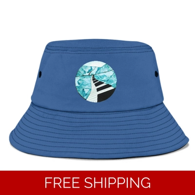 Bucket Fisherman Hat AA Piano Window Logo
